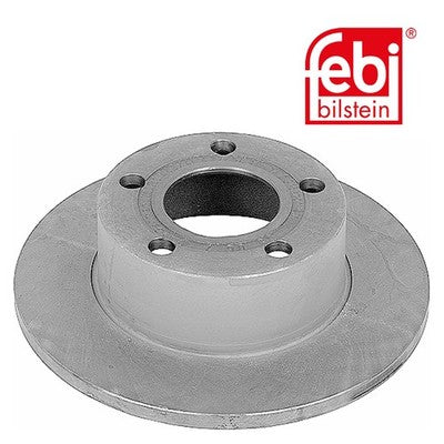 Febi 09076 Brake Disc Rear Axle Standard Premium Fits Audi 100 1984 - 1988