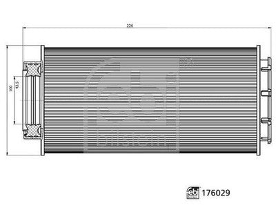 Febi 176029 Fuel Filter Insert With Seal Ring Premium Grade High Performance