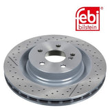 Febi 44100 Brake Disc Rear Premium Fits Mercedes-Benz CLK 2002 - 2009