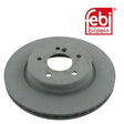Febi 23212 Brake Disc Rear High Performance Fits Mercedes-Benz CLK 1999 - 2002