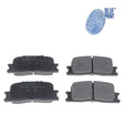 Blueprint ADT342129 Brake Pad Set Rear Axle Fits Toyota Camry 2001 - 2006