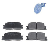 Blueprint ADT342129 Brake Pad Set Rear Axle Fits Toyota Camry 2001 - 2006