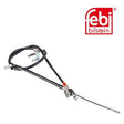 Febi 106949 Brake Cable Rear Left Fits Toyota LandCruiser Prado 2015 - 2025