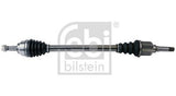 Febi 188138 Drive Shaft Front Axle Right Premium Fits Peugeot 207 2009 - 2012