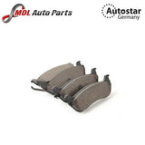AutoStar Germany Rear Brake Pads 1634200420 for Mercedes ML320 W163 1998-2005
