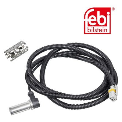 Febi 104571 ABS Sensor Rear Axle Left With Bush Premium Grade High Performance