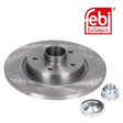Febi 38304 Brake Disc Rear Premium Fits Mercedes-Benz Citan 2013 - 2021