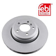 Febi 24807 Brake Disc Rear Axle Premium Fits BMW 7 Series 2001 - 2005