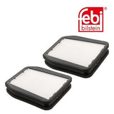 Febi 49662 Cabin Filter Set Premium Fits Mercedes-Benz E-Class 2003 - 2008