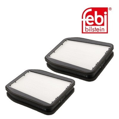 Febi 49662 Cabin Filter Set Premium Fits Mercedes-Benz E-Class 2003 - 2008