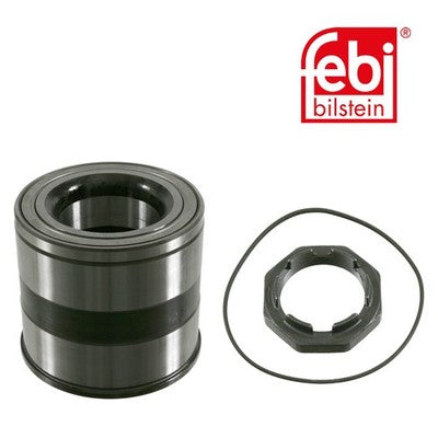 Febi 18472 Wheel Bearing Kit Rear Axle Front Axle Left With Seal Ring Crown Nut