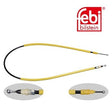 Febi 33168 Brake Cable Front Aluminium Fits Mercedes-Benz Vario 1996-2006