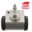 Febi 103128 Wheel Cylinder Rear Aluminium Fits Peugeot 208 2013 - 2019