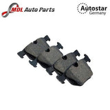 AutoStar Germany Front Brake Pads 34216761285 for BMW E65 E66