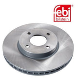 Febi 108407 Brake Disc Front High Performance Fits Nissan Note 2013 - 2016