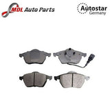 Autostar Germany BRAKE PAD CERAMICS For Audi, VW, SEAT 1J0698151M