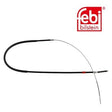 Febi 36674 Premium Brake Cable Rear Right Durable Fits BMW 5 Series 1998-2000