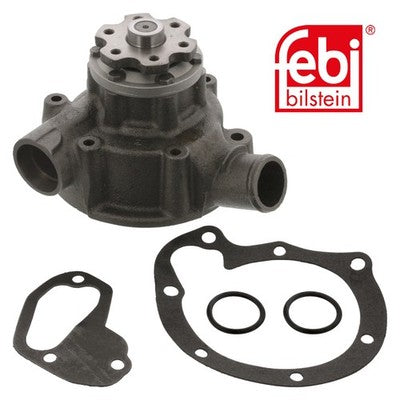 Febi 11487 Water Pump Grey Cast Iron Premium Fits Peugeot Partner 2010 - 2025
