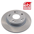 Febi 31415 Brake Disc Rear High Performance Fits Honda Civic 2005 - 2012