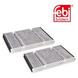 Febi 104339 Cabin Filter Set Premium Fits Mercedes-Benz S-Class 2014 - 2017
