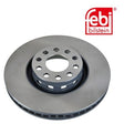 Febi 18656 Brake Disc Front Axle Premium Fits Audi A8 1998 - 2002