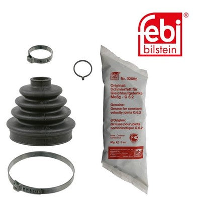 Febi 07873 CV Boot Kit Rubber Standard Premium Fits Ford Escort 1993 - 1995
