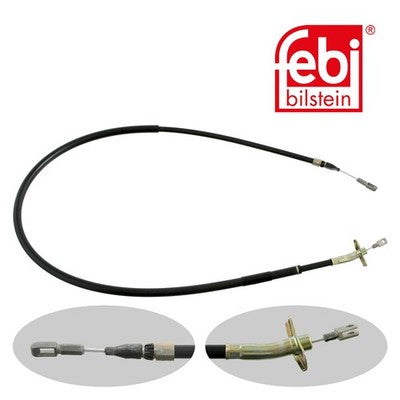 Febi 09500 Brake Cable Standard Fits Mercedes-Benz Sprinter 2-T 2000 - 2006