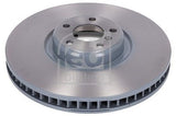 Febi 193351 Brake Disc Internally Vented High Carbon Fits BMW X5 2009 - 2013