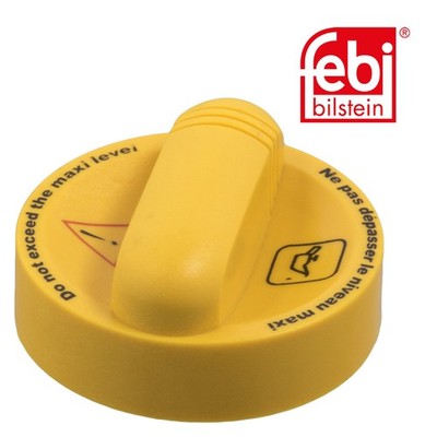 Febi 22121 Oil Filler Cap Yellow Premium Fits Dacia Duster 2013 - 2018