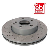 Febi 30552 Brake Disc Front Premium Fits Mercedes-Benz C-Class 2009 - 2014