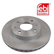 Febi 10627 Brake Disc Front High Performance Fits Nissan Sunny 1990 - 2000