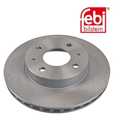Febi 10627 Brake Disc Front High Performance Fits Nissan Sunny 1990 - 2000