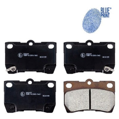 Blueprint ADT342156 Brake Pad Set Rear Axle Premium Fits Lexus GS 2005 - 2011