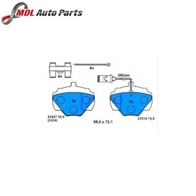 Ate Brake Pads STC9189 Discovery 1