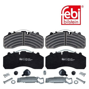 Febi 16666 Brake Pad Set Rear Axle Front Axle With Fastening Material Premium