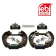 Febi 38745 Brake Shoe Set Rear High Performance Fits Fiat Punto 1999 - 2010