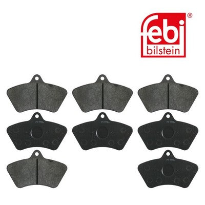 Febi 16568 Brake Pad Set Front Rear Axle Premium Grade High Performance