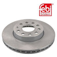 Febi 104507 Brake Disc Front High Performance Fits Skoda Octavia 2013 - 2017