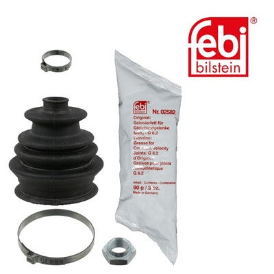 Febi 08302 CV Boot Kit Rubber Standard Premium Quality Fits Audi 50 1974 - 1978