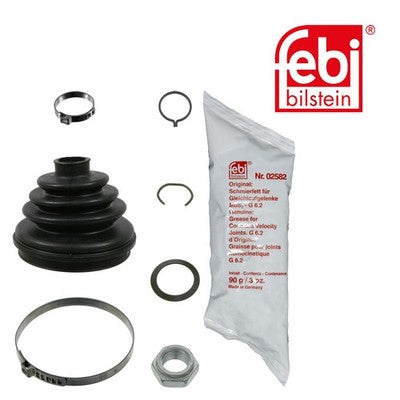 Febi 08301 CV Boot Kit Rubber Standard Premium Quality Fits Audi 80 1984 - 1986