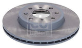 Febi 188760 Brake Disc Vented Front Coated Surface Fits Honda Jazz 2023 - 2025