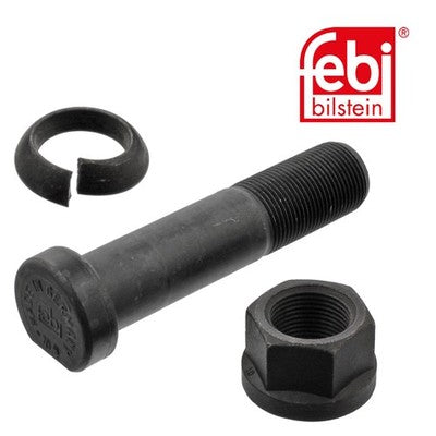 Febi 07945 Wheel Stud Steel With Retaining Ring With Nut Grade High Performance
