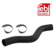Febi 49097 Coolant Hose Black With Clamps Durable Standard High Performance