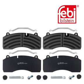 Febi 171245 Brake Pad Set Rear Axle Front Axle With Fastening Material Premium