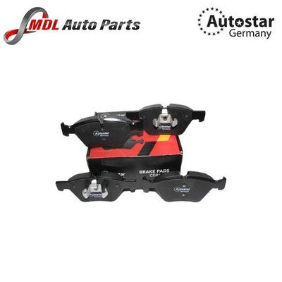AutoStar Ceramic Front Brake Pad Set 34112288856CR BMW 1 Series E81 E82 E87 E88