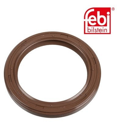 Febi 107668 Crankshaft Seal MVQ Silicone Elastomer Fits Volvo S40 2009 - 2012