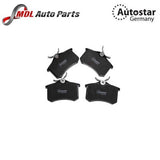 AutoStar Germany Rear Brake Pads 5K0698451B Audi A3 A4 A6 VW Golf Polo Passat