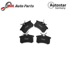AutoStar Germany Rear Brake Pads 5K0698451B Audi A3 A4 A6 VW Golf Polo Passat