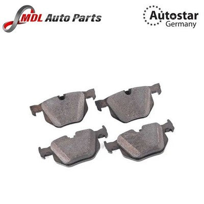 AutoStar Germany Ceramic Front Brake Pad Set 34216776937 for BMW E70 X5