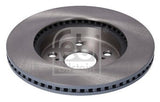 Febi 188776 Brake Disc Vented Front Coated Surface Fits Toyota Prius 2023 - 2025